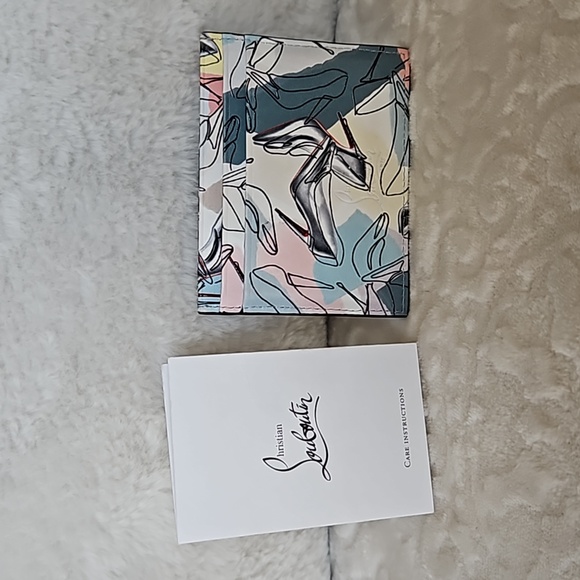 Christian Louboutin Kios Leather Card Case with Care Card - Picture 5 of 6
